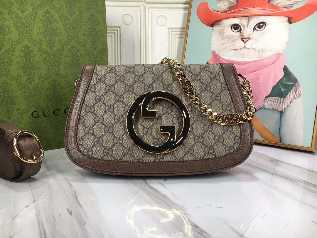 Gucci Blondie Shoulder Bag - GlamGems Boutique