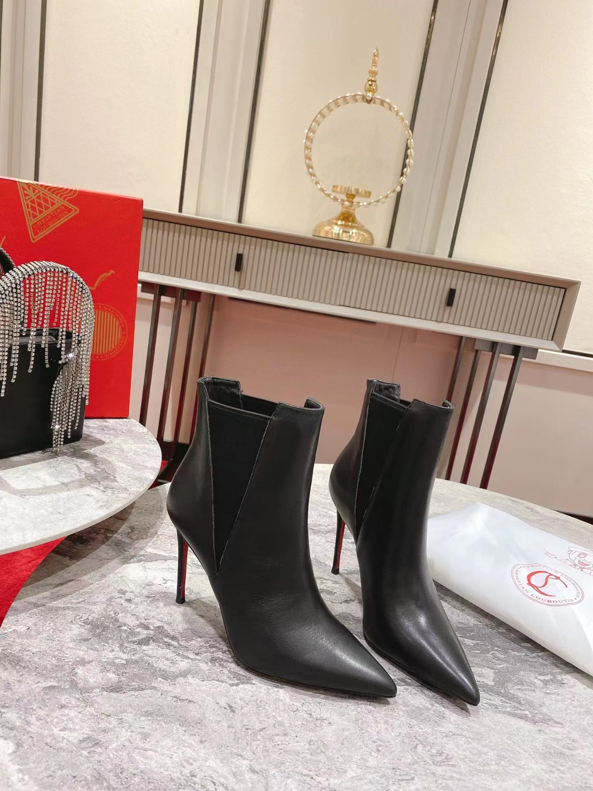 Christian Louboutin Ankle Boot - GlamGems Boutique