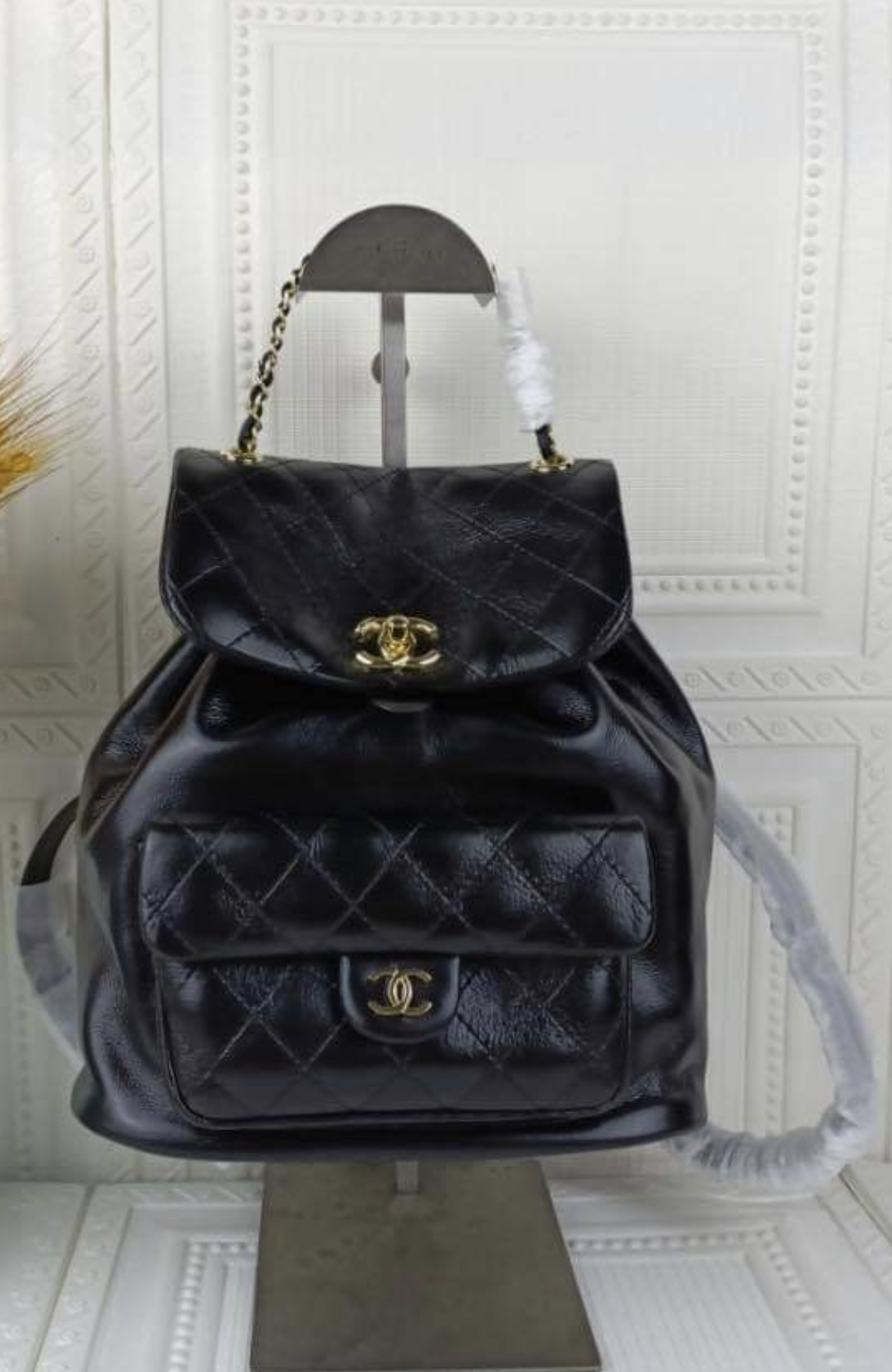 YSL Quilted Back Pack GlamGems Boutique