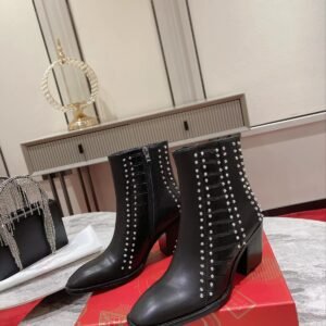 Christian Louboutin Spiked Leather Boot