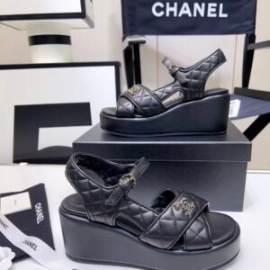Chanel Platform Sandals