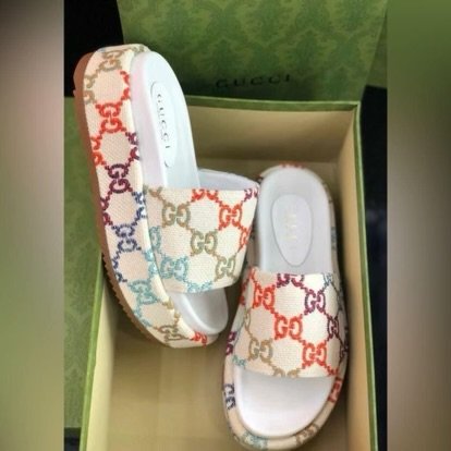 Gucci Platform Sandals - Image 4