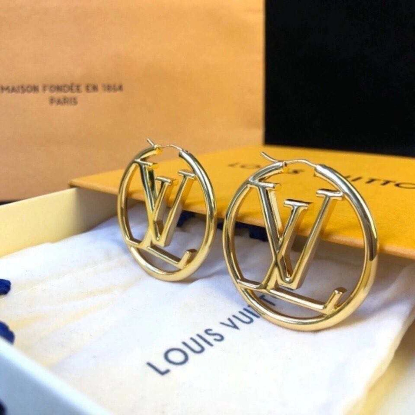 Louis Vuitton Gold Hoop - Image 2