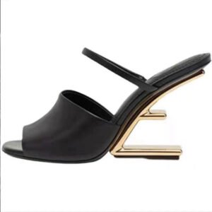 Fendi First Leather High Heel Sandal