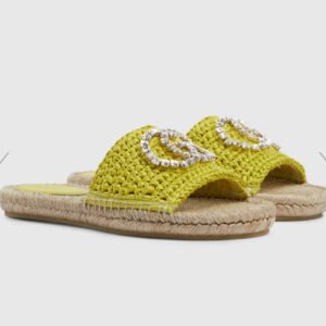 Women's Interlocking G Espadrille Sandle