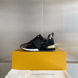 LV Suede Monogram Run Away Sneakers